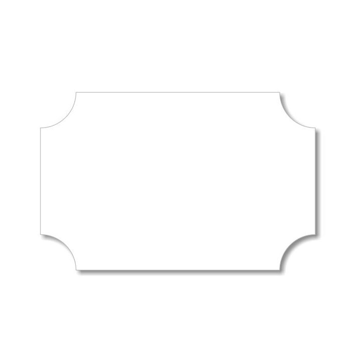 Zdobné zaoblení rohů vizitky