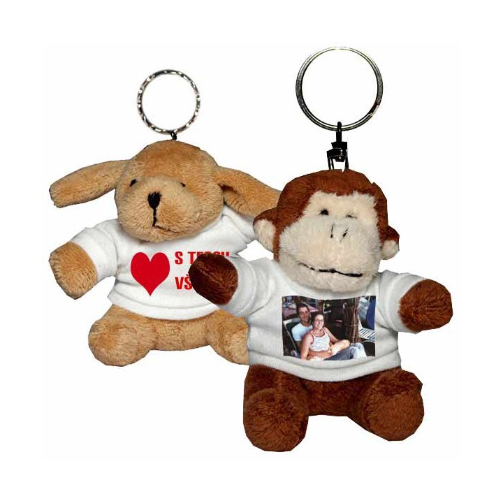 Potisk klicenky, plysak + tricko