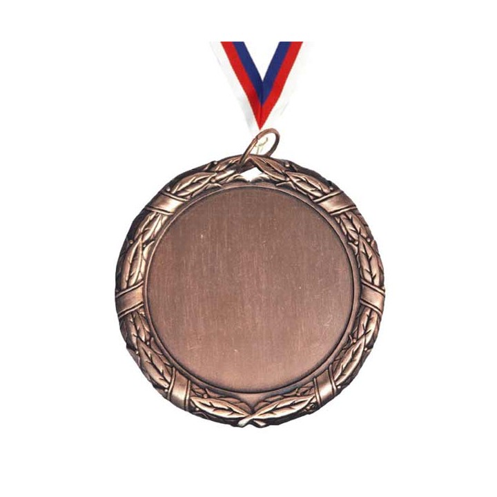 Medaile s potiskem a stuzkou,bronzová