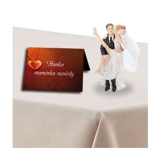 Jmenovky na svatební stůl