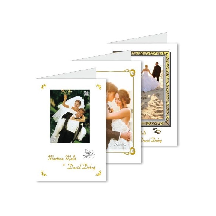 Svatební oznámení skládané