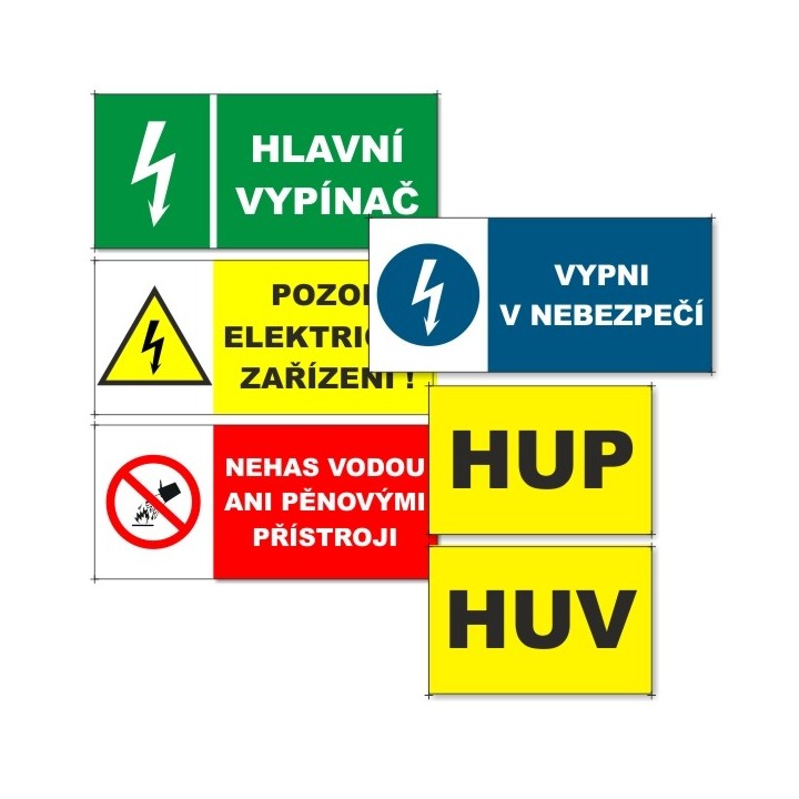 Samolepka na rozvaděč