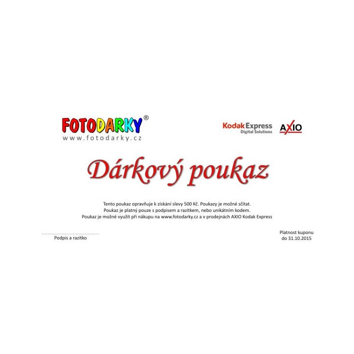 Dárkový poukaz