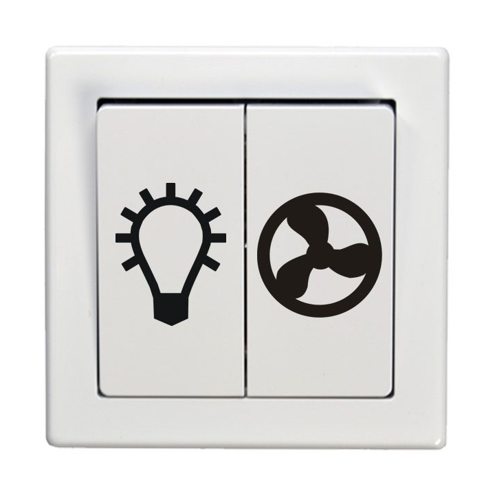 Popisky na vypínače