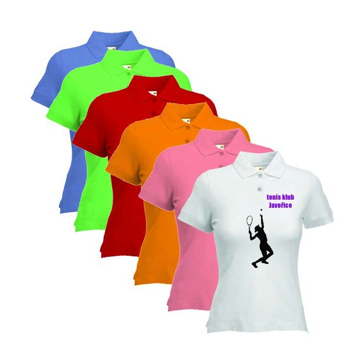 Dámské tričko s límečkem