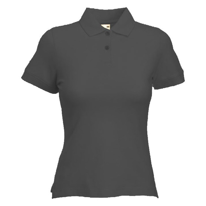 Potisk tricka, damske polo 084 bile (s limeckem)