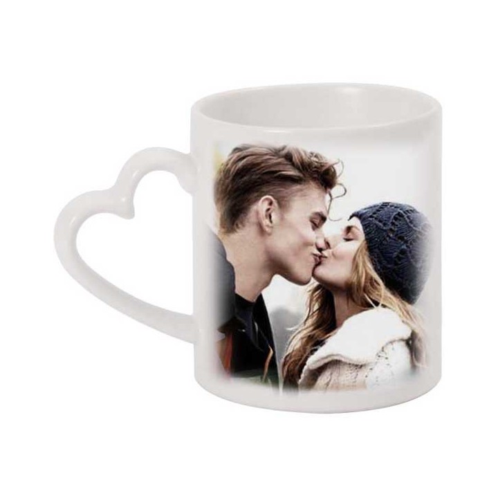 Hrnek s potiskem, bílý, Music