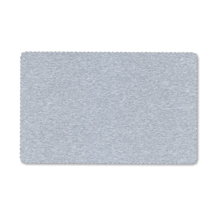 Vizitka, plech stribrny