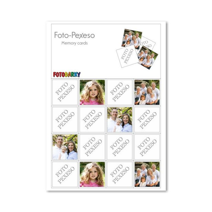 Pexeso z vlastní fotek