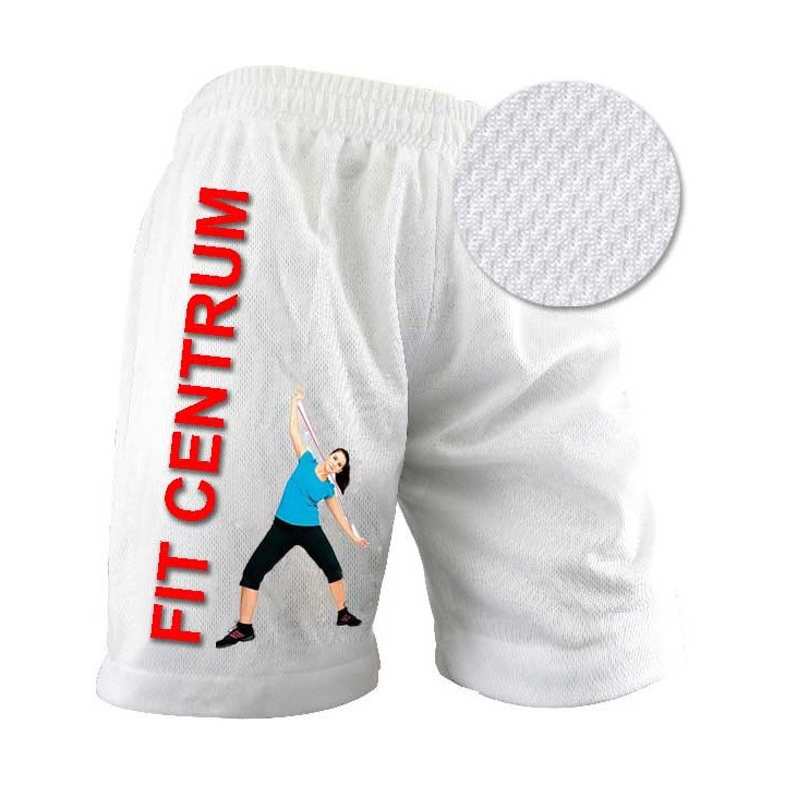 Sportovní šortky, bílé