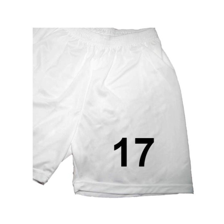 Sportovní šortky, bílé