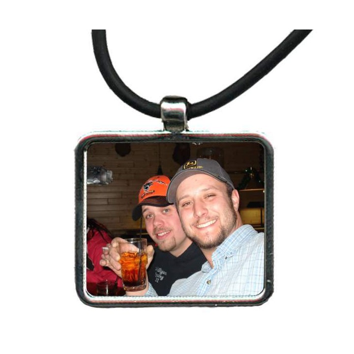 Potisk na perletovy privesek, se snurkou