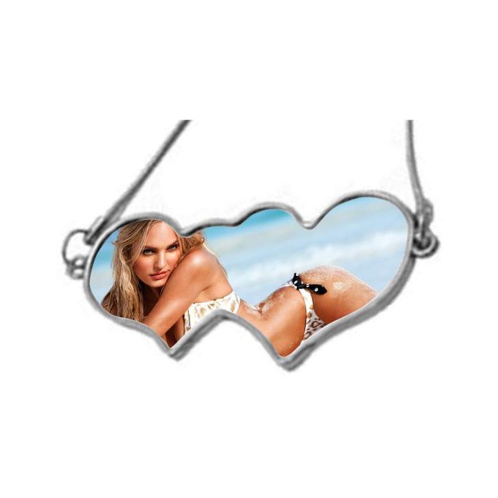 Potisk na perletovy privesek, se snurkou