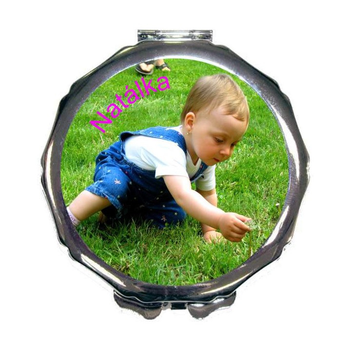 Kosmeticke zrcatko s potiskem