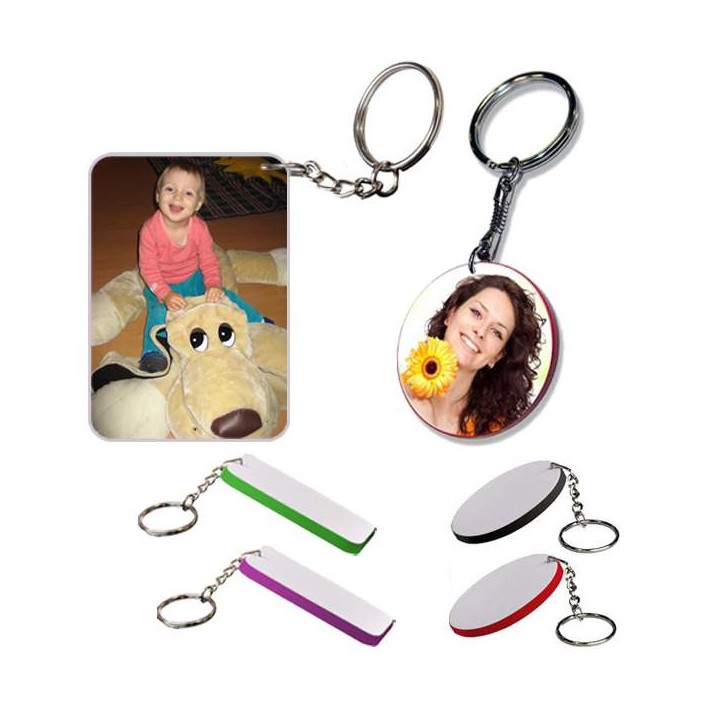 Klíčenka sublimační barevná velká