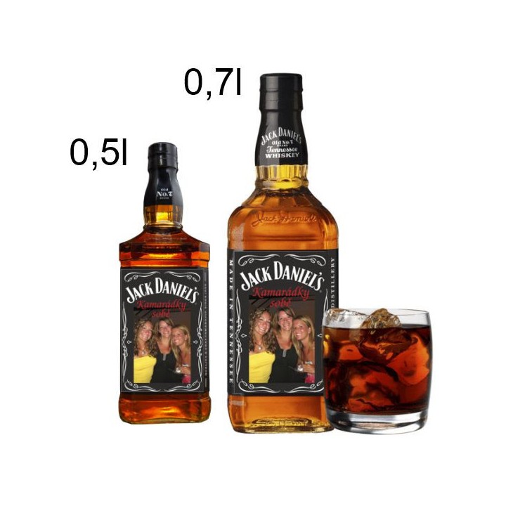 Jack Daniels s vlastní etiketou