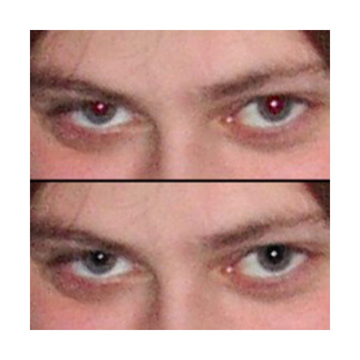 Korekce červených očí