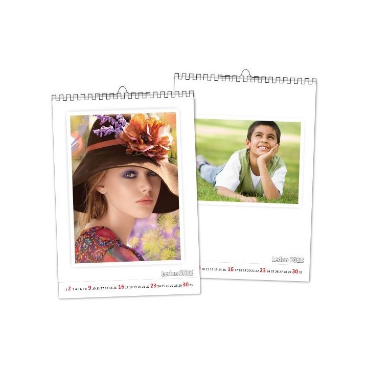 Kalendar z fotek, Mesicni (1-24 str.), Stolni