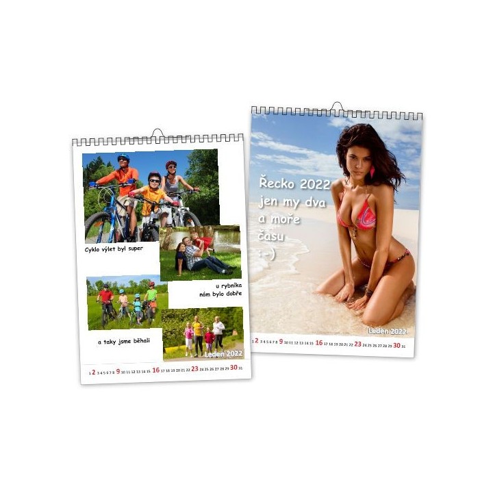 Kalendar z fotek, Mesicni (1-24 str.), Stolni