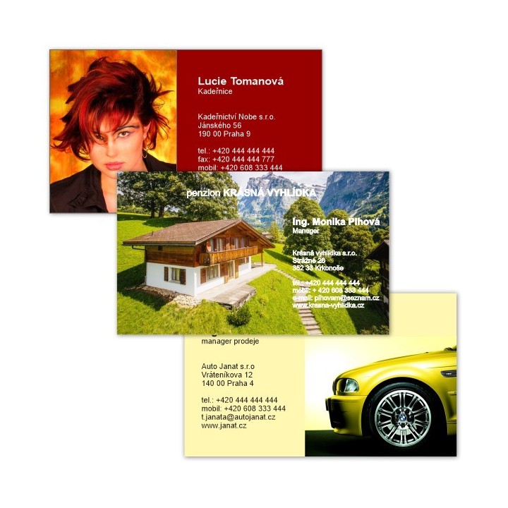 Vizitky foto tisk