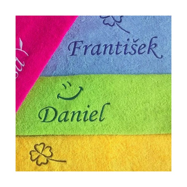 Vyšívání na osušku