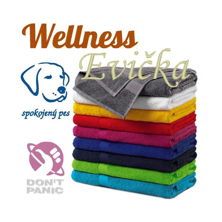 Výšivka na osušku 70x140cm