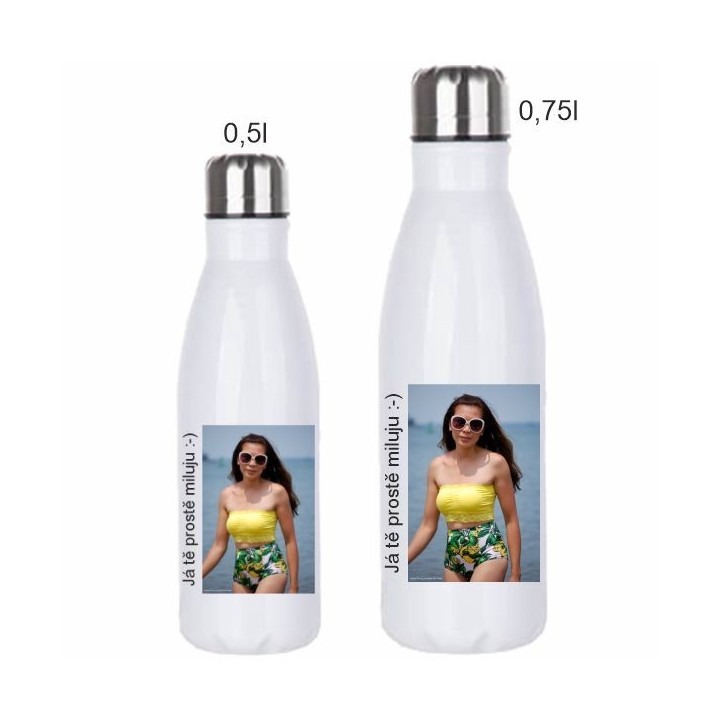 Termoska bílá 0,75l