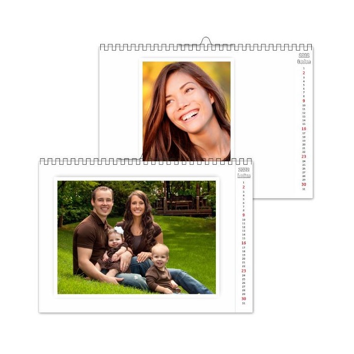 Kalendar z fotek, Mesicni (1-24 str.), Stolni