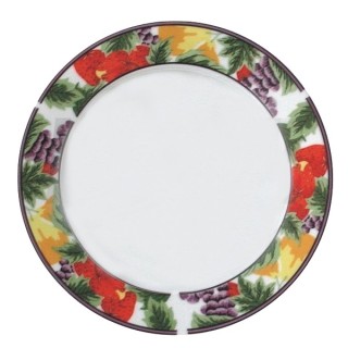 Potisk taliru, s barevnym vzorem