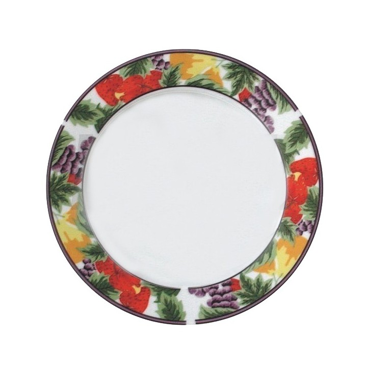 Potisk taliru, s barevnym vzorem