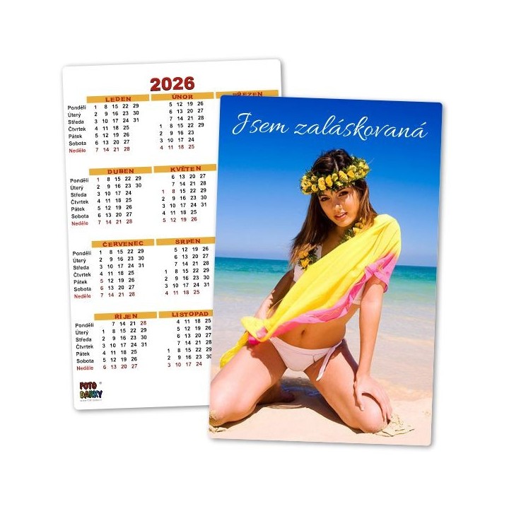 Foto Kalendar Rocni (1str), Kapesni
