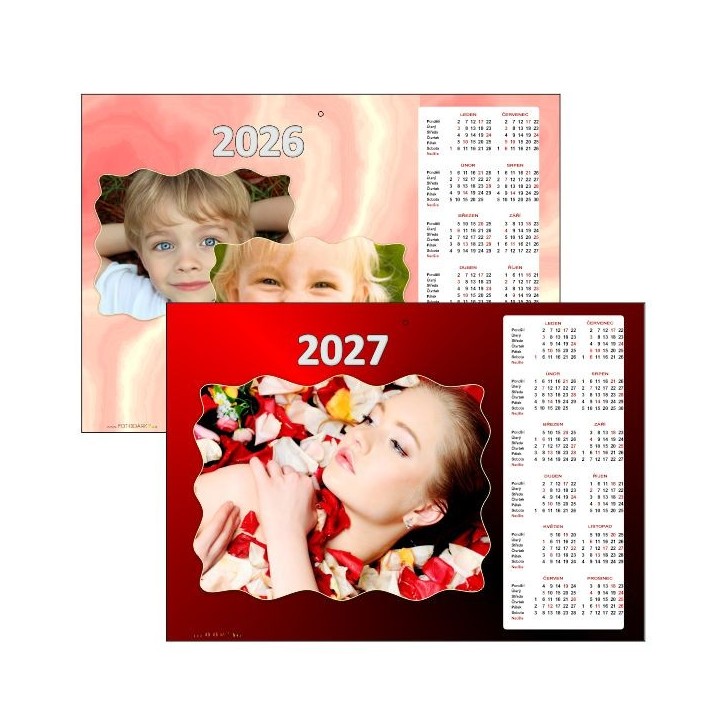 kalendář s fotkou roční malý 